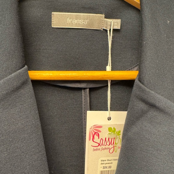 Franca navy blue blazer size L - Picture 3 of 3